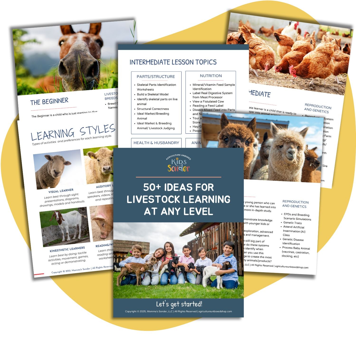 Digital Guide to Livestock Lesson Ideas