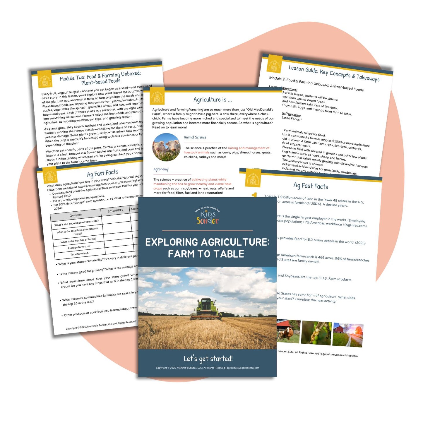 Exploring Agriculture: Farm to Table (Printable PDF)