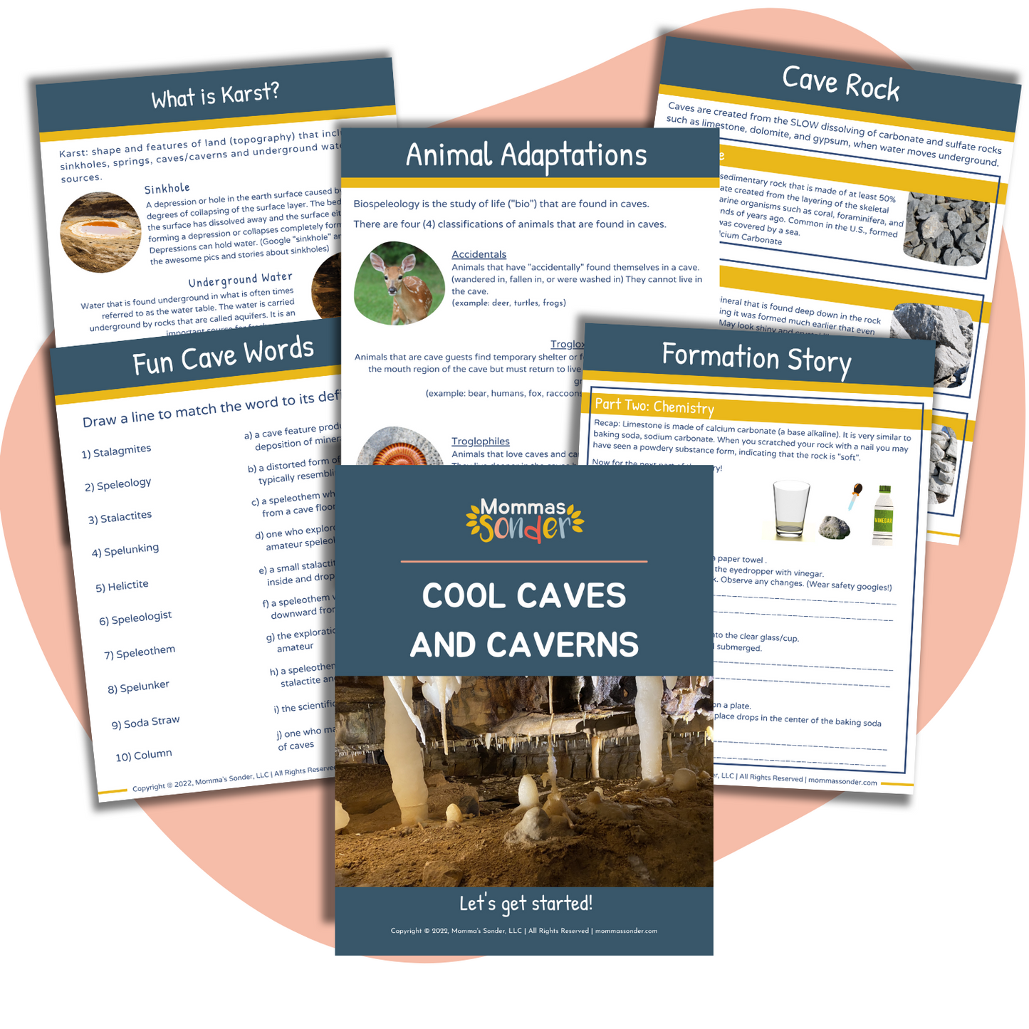 cool caves and caverns lesson for kids