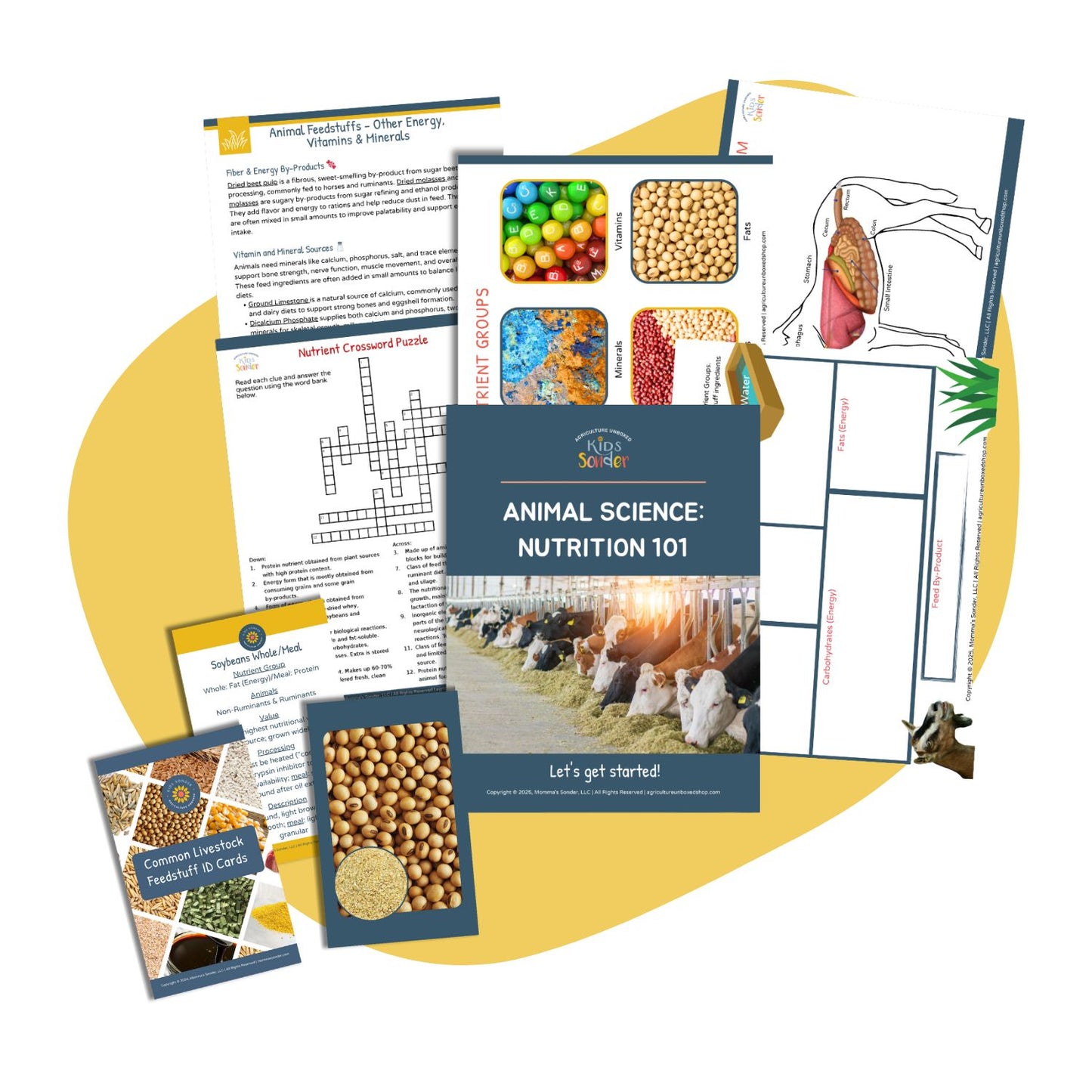 Animal Nutrition & Feedstuff Identification Learning Set