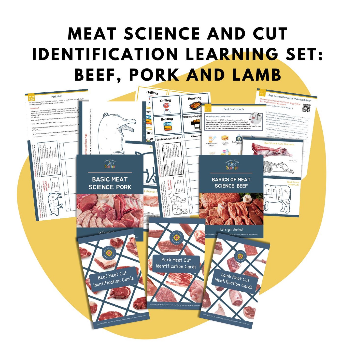 Meat Science and Cut Identification Learning Set: Beef, Pork and Lamb