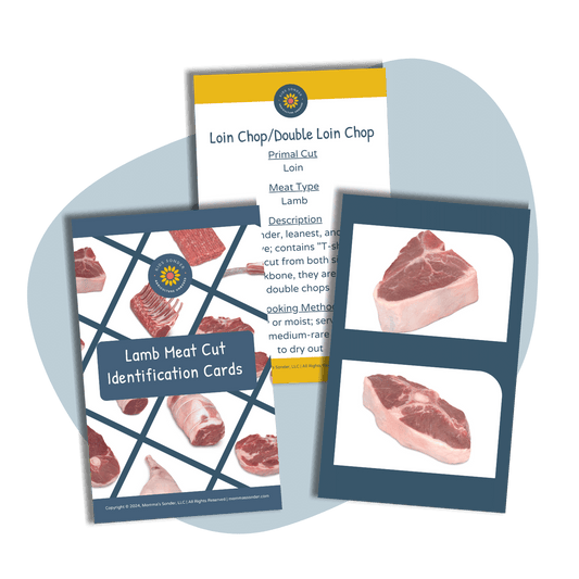 lamb meat cut identification flashcards loin