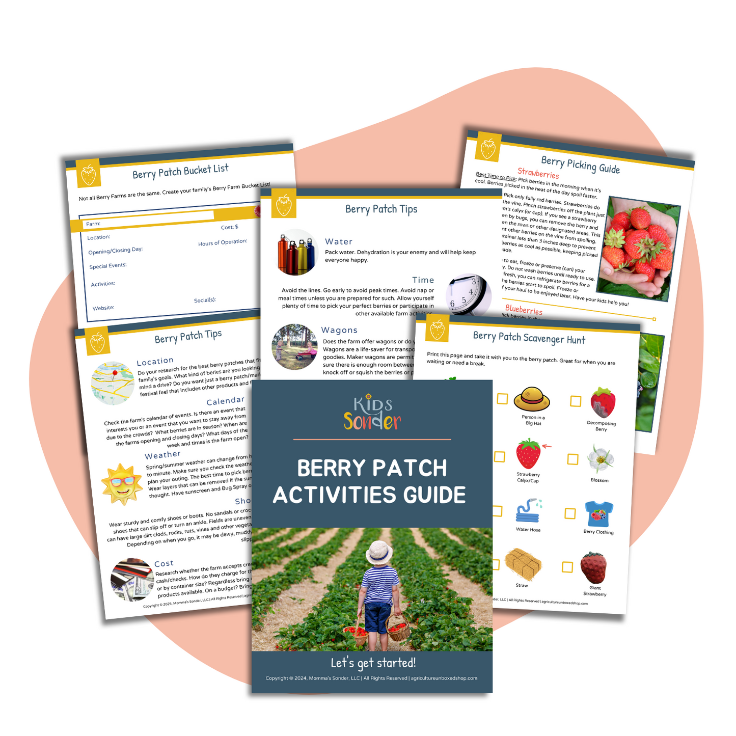 Berry Patch Activity Pack and Guide (Printable PDF)