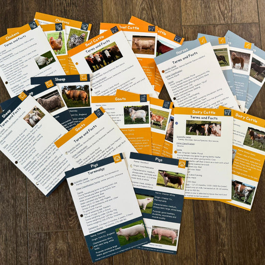 Kids Agriculture Unboxed: Animal Science Breed Pages