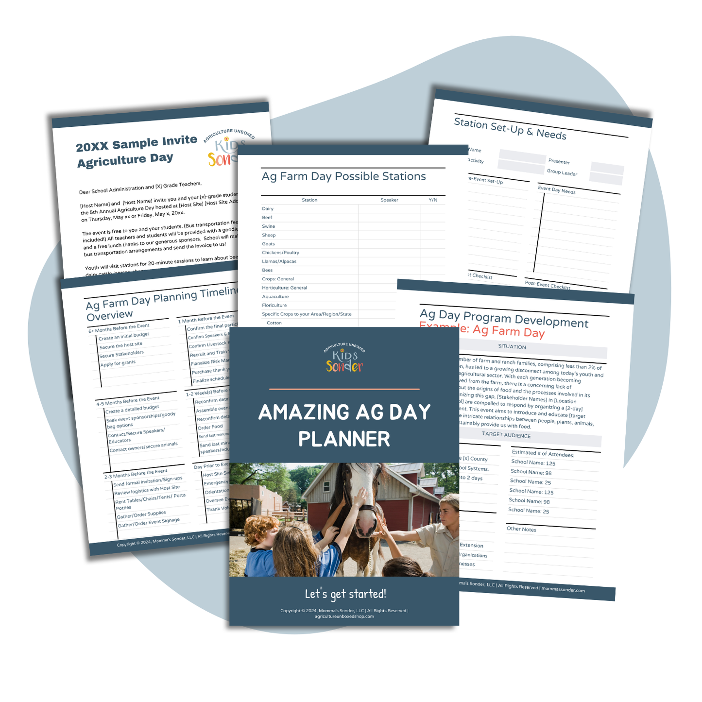 Amazing Agriculture Day Planner (Printable PDF)
