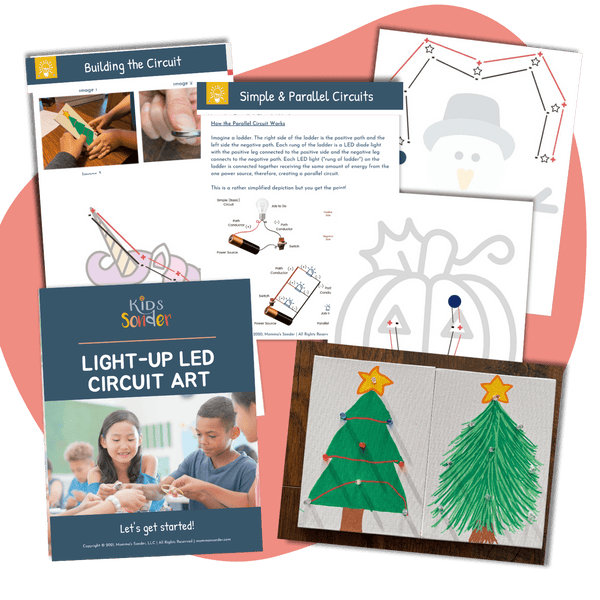 Activty Led STEM: Light-up LED Circuit Art Activity Guide and Instructions (Printa ...